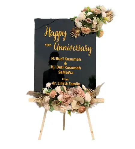 Papan Bunga Akrilik Raji